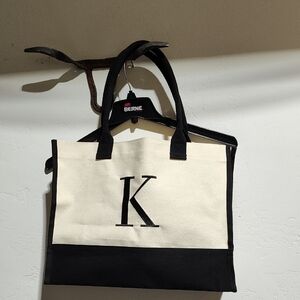 Letter "K" Tote Bag